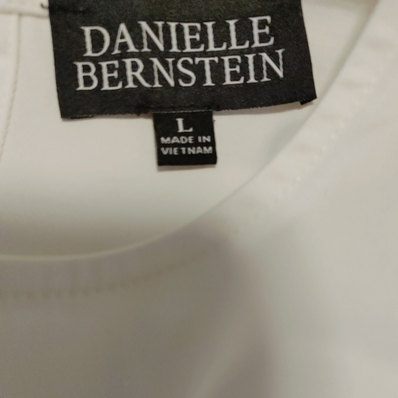 DANIELLE BERNSTEIN PUFF SLEEVE SIDE TIE CROP TOP, CLOUD (RUNS SMALL, SIZE UP) - Picture 12 of 14